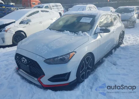 2020 Hyundai Veloster N из США, поврежденный, VIN KMHT36AH6LU006390